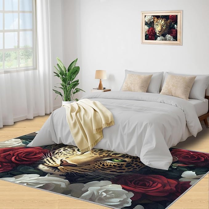 Leopard Rugs for Bedroom - Image 4