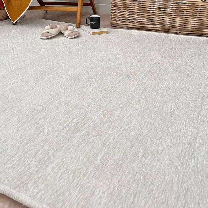 Alfa Rich 3x10 White Washable Area Rugs - Image 3