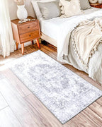 COMSLE Washable Door Mat, Front Door Mat Indoor Faux Wool Absorbent Small Rugs - Image 5