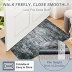 WILLSUN Washable Area Rugs, 2x3 Non-Slip Boho Small Area Rugs - Image 4