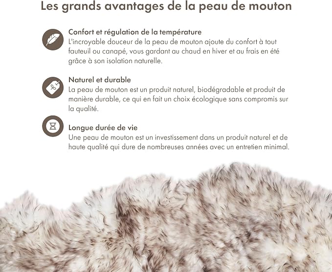 Real Sheepskin Rug 2x6 ft | Sheepskin Rugs - Image 5