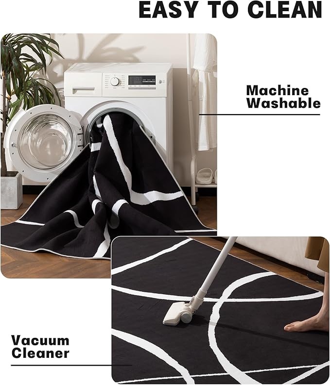 YIHOUSE Modern Washable Area Rug - Image 5