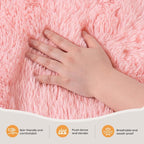 Zentavio Pink Rugs for Girls Room 8x10 Large Area Rugs for Living Room Cute - Image 2