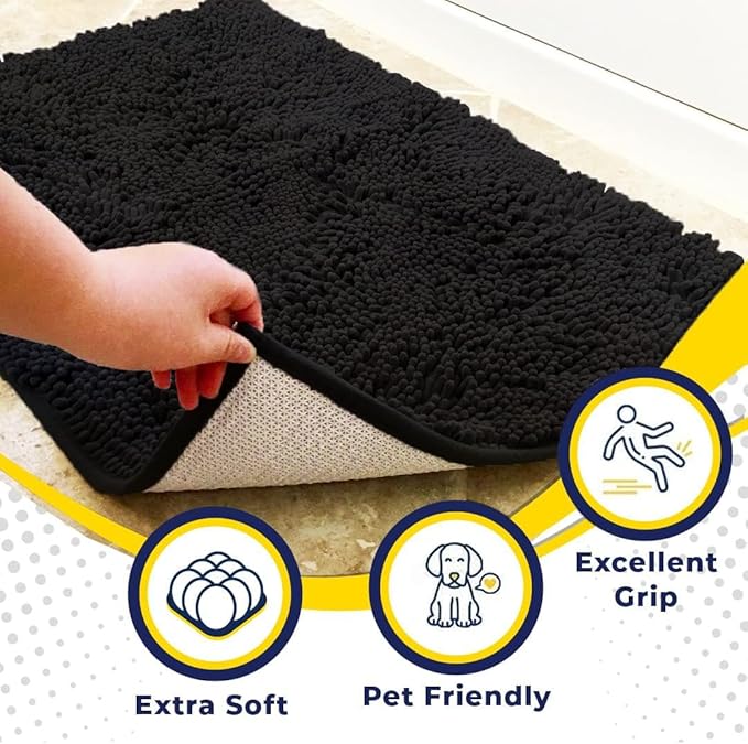 Muddy Mat® | Super Absorbent Door Mat Indoor, Microfiber Quick Dry Chenille - Image 3