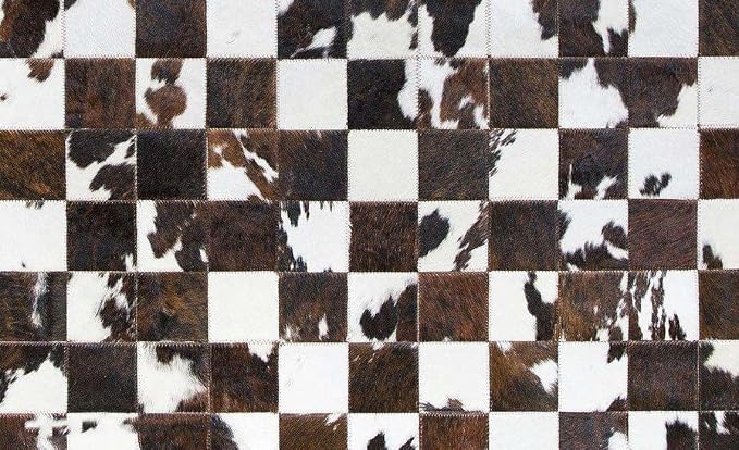 Sn Alef Home Black & White Round Rug | Checkered Floral Designer Carpet - Image 3