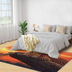 6x8 Sunrise Leopard Classroom Rugs - Image 4