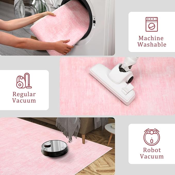 RUGSREAL Area Rug 5x7 Machine Washable Area Rug - Image 7