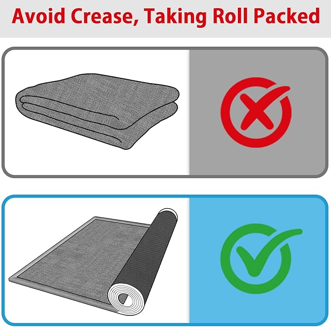 GOYLSER Gray 2x10 Runner Rug for Hallway, Water Absorbent Laundry Room Rug - Image 3