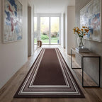 Beverly Rug Non Slip Area Rugs 2x7 Modern Bordered Non Skid Rubber Backing Soft - Image 4