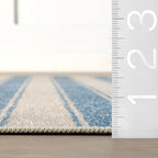 Dash & Albert Vion Blue Machine Washable Rug, 9.5 X 13.5 Feet - Image 3