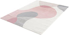 Abani Rugs Cream and Pink 6 ft. X 9 ft. Contemporary mid-Century Rug - Image 9