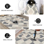 Modern Area Rug Living Room Rugs 2x3, Minimalist Soft Boho Geometric Rug - Image 5