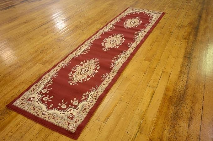 Unique Loom Reza Collection Traditional Persian Style Area Rug, 2 ft 7 in x 10 - Image 2