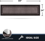 PURRUGS Dirt Trapping Door Mat 24" x 84", Non-Slip/Skid Machine Washable - Image 2