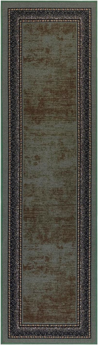 Antep Rugs Alfombras Bordered Modern 2x5 Non-Slip Low Pile Rubber Backing - Image 3