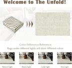 6x9 Area Rug - Large Modern Abstract Washable Non-Slip Sage Green Living Room - Image 8