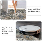 Lahome Moroccan Trellis Round Area Rugs, Washable Small Round Rug 3ft Non-Slip - Image 4