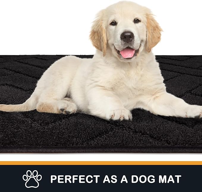 PURRUGS Dirt Trapping Door Mat 24" x 59", Non-Slip Machine Washable Entry Rug - Image 6