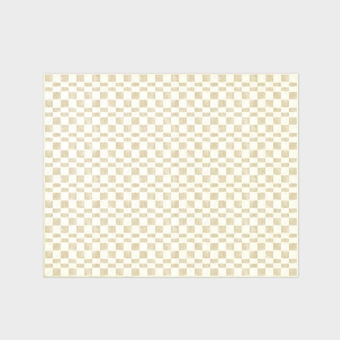 EVERGRACE Checkered Plaid Area Rug, Soft Faux Wool, Anti Slip, Large Carpet - Image 7