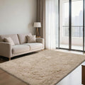 Fluffy Rug Shaggy Area Rug, Small Bedside Rug, Soft Fluffy Shaggy Entryway by Yongyangjuxi