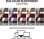 Rugshop Modern Geometric Boxes Red Area Rug, Non-Shedding Carpet - Image 6