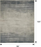 Joydeco 8x10 Area Rugs for Living Room, Washable Modern Abstract Non Slip Soft - Image 2