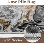 8x10 Area Rugs for Living Room, Modern Abstract Rug for Bedroom, Contemporary - Image 3