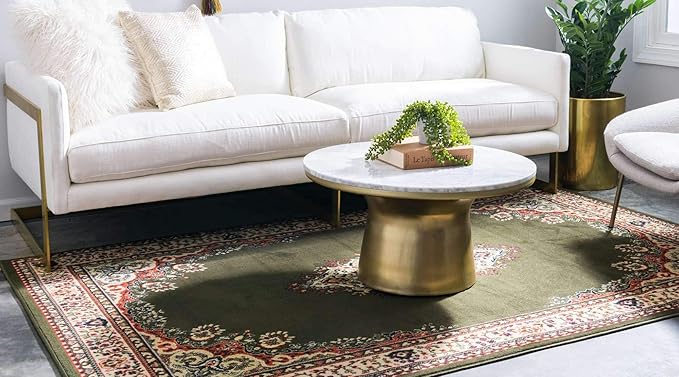 Unique Loom Reza Collection Traditional Persian Style Area Rug, 2 ft 2 in x 3 ft - Image 2