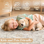 Wonnitar Washable Living Room Rugs, 8x10 Area Rugs - Image 5