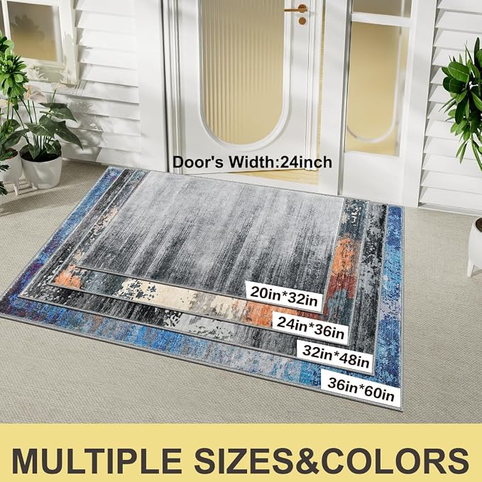 COMSLE Door Mat Soft Absorbent Indoor Front Entryway Rug Machine Washable - Image 7