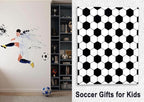 Soft Soccer Rugs for Bedroom, Machine Washable, Cute Bedside Boys Area Rug for - Image 9