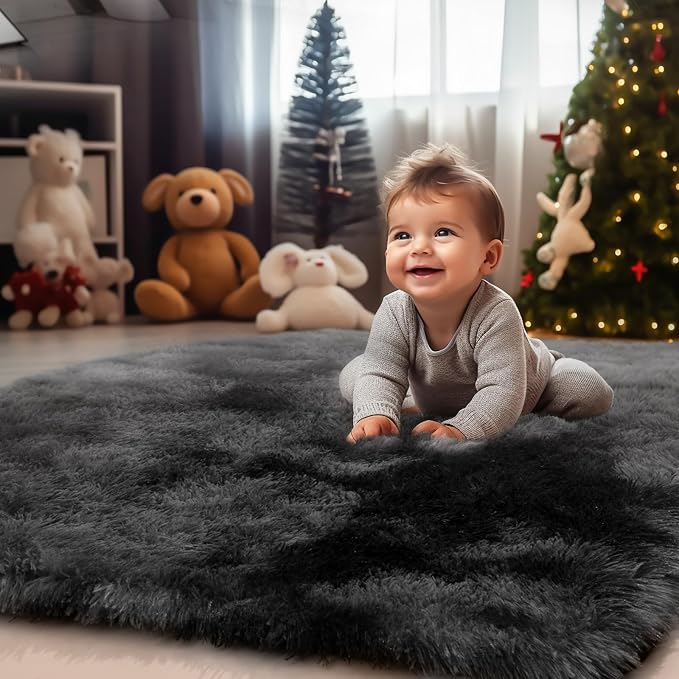 Zentavio Area Rugs for Living Room Small Carpet for Bedroom 3x5 Bedside - Image 7