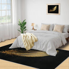 Golden Feathers Rugs for Bedroom - Image 4