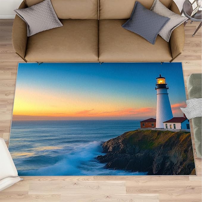 Coastal Rugs for Bedroom by Unknown