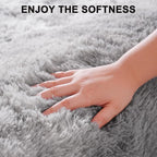Beglad Fluffy Area Rugs 4x6 Feet, Modern Minimalist Style Shag Rugs, Non-Slip - Image 4