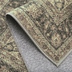 2x7 Washable Brown Runner Rug Vintage Hallway Kitchen Carpet Non-Slip Soft Low - Image 9