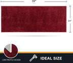 PURRUGS Dirt Trapping Door Mat 24" x 59", Non-Slip Machine Washable Entry Rug - Image 2