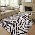 YIHOUSE Tiger Washable Area Rugs 6'x9', Ultra Thin Animal Stripe Print Rug by YIHOUSE
