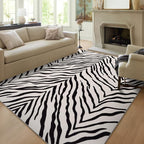YIHOUSE Tiger Washable Area Rugs 6'x9', Ultra Thin Animal Stripe Print Rug by YIHOUSE