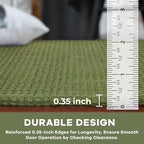 KOZYFLY Washable Area Rug 6x9 ft Rubber Backed Non Slip Rugs - Image 4