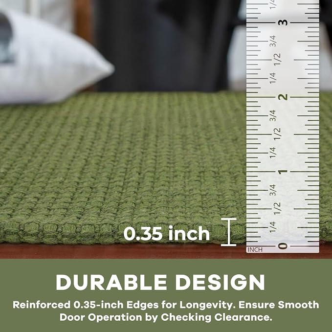 KOZYFLY Washable Area Rug 6x9 ft Rubber Backed Non Slip Rugs - Image 4