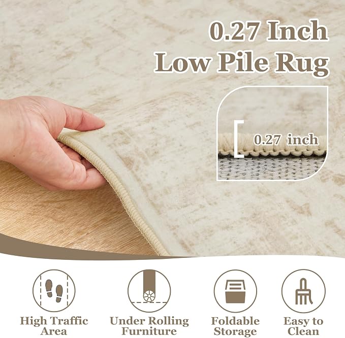 Farmhouse Beige 2x6 Runner Rugs - Image 6