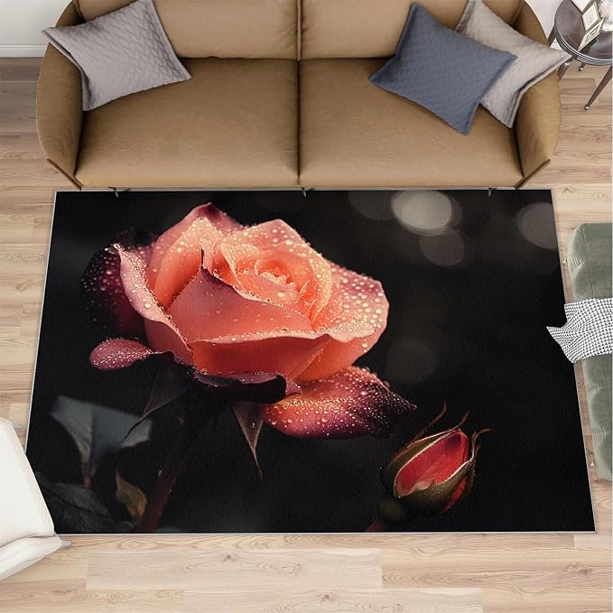 4x5 Florals Indoor Outdoor Rug by Unknown