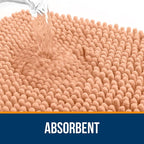 OLANLY Toilet Rugs U-Shaped 24x20, Extra Soft Absorbent Chenille Contour - Image 4