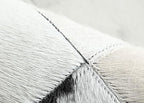 Cowhide Round Leather Rug 6x6 ft – Genuine Hair-On Hide Patchwork Area Rug - Image 7