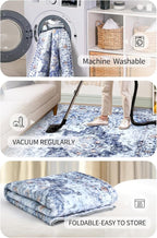 COMSLE Washable Door Mat, Front Door Mat Indoor Faux Wool Absorbent Small Rugs - Image 4