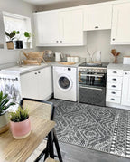 Wonnitar Moroccan 5x7 Washable Rug, Large Grey Area Rug - Image 5