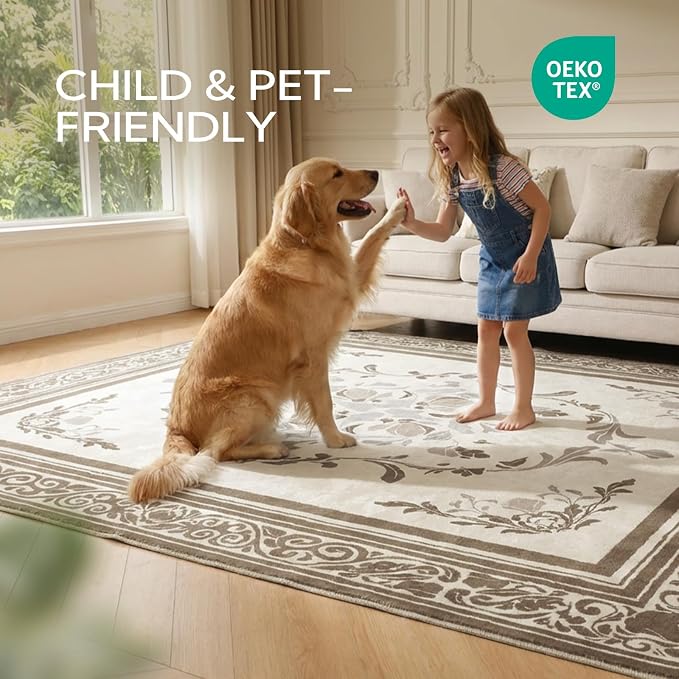 SOULFUL Medium Pile 8x10 Rugs for Living Room - Image 4