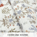 Boho Floral Machine Washable Runner Rug 2x6, Ivory Kitchen Runner Rug Non-Slip - Image 7