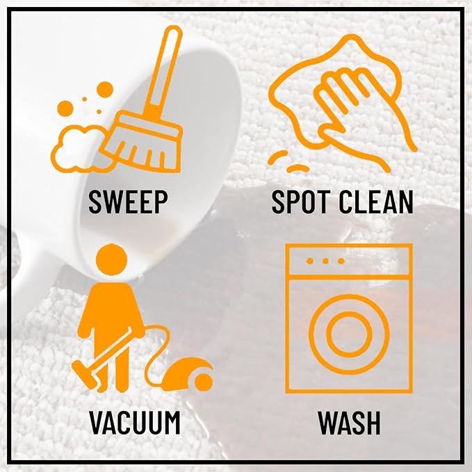 Pumpkin Area Rug, Fun Vibrant Autumn Harvest Fallen Leaves Pumpkin Plant White - Image 5